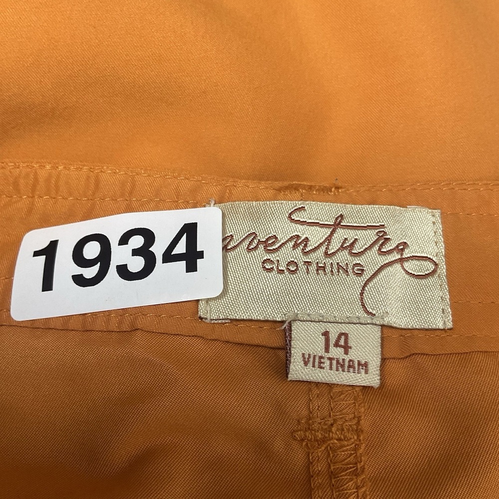 Aventura Clothing Skort Womens 14 Orange Wrap Lightweight Outdoors Hiking 1X - Picture 6 of 9